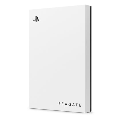 Seagate Game Drive PS4/PS5 tragbare externe Festplatte 5TB – weiss. Kompakte, weisse externe Festplatte zur Konsolenspeichererweiterung.