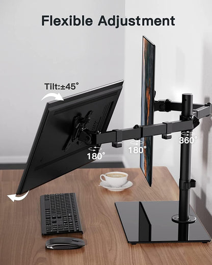 ErGear Monitor Halterung 2 Monitore, 13-32 Zoll, VESA 75/100
