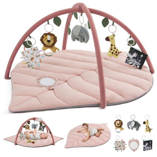 Blissful Diary Spielbogen mit Krabbeldecke, 135 × 94 cm, Kristallrosa