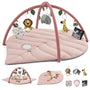Blissful Diary Spielbogen mit Krabbeldecke, 135 × 94 cm, Kristallrosa