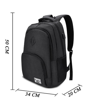 YAMTION Laptop Rucksack 17,3 Zoll Schulrucksack mit USB 32 L