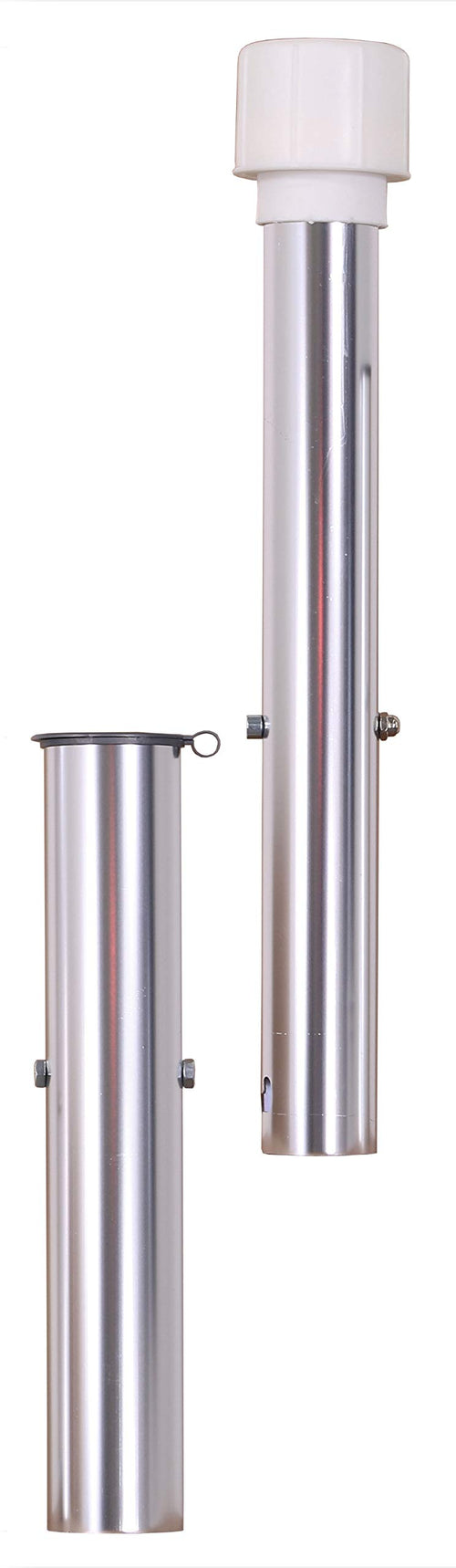 Schneider Bodenhülse 827-00 für Gartenschirme, eloxiertes Aluminium