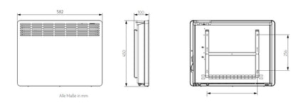 AEG Wandkonvektor WKL 1505 – 1500 Watt für ca. 15 m²