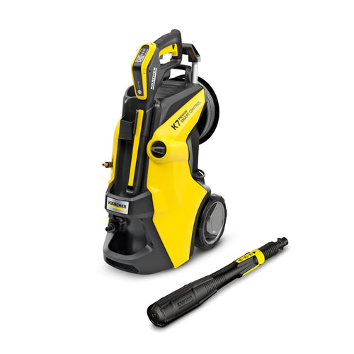 Kärcher K 7 Premium Smart Control Flex Hochdruckreiniger: Gelb-schwarzer Hochdruckreiniger. Reinigt Terrassen, Fassaden.