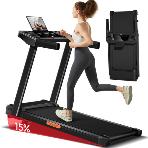 LONTEK Laufband Klappbar mit Steigung – ein klappbares Fitnessgerät mit breiter Lauffläche, das Lauftraining mit bis zu 12 km/h und Steigung ermöglicht.