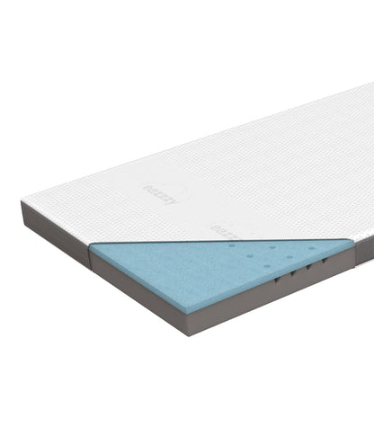 Genius Eazzzy Topper Deluxe Matratzentopper – Gelschaum 180x200cm. Weißer, rechteckiger Gelschaum-Topper für besseren Schlafkomfort.