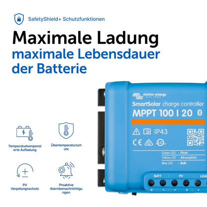 Victron Energy SmartSolar MPPT Solar Laderegler - 100V 20A