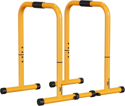 RELIFE Einstellbare Dip Station Calisthenics Barren - Gelb