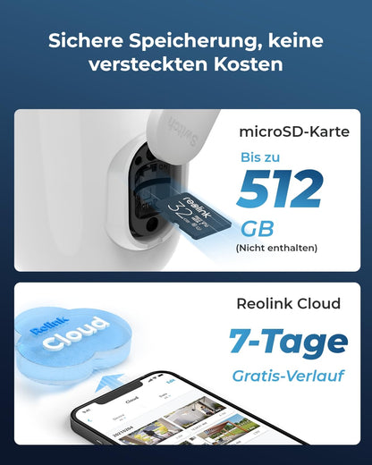 Reolink Argus 3 Ultra 4K Überwachungskamera mit Solarpanel
