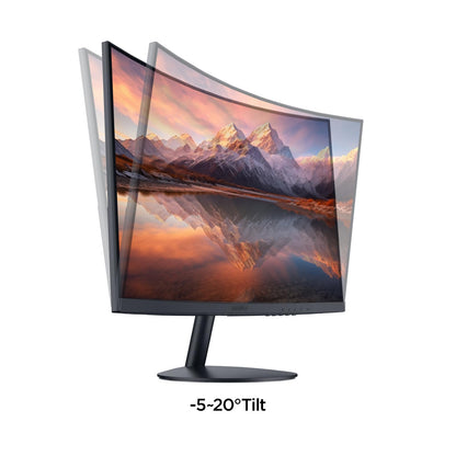 KOORUI Curved Gaming Monitor 27 Zoll FHD - Schwarz