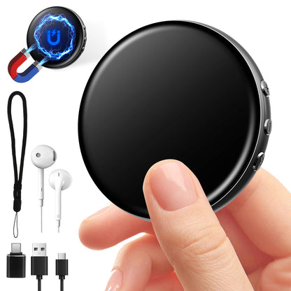 SOXOI M29 Diktiergerät 64GB, sprachaktiviert, Rauschunterdrückung – kompakt mit magnetischer Rückseite