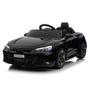 LEADZM Elektro Kinderauto mit Fernbedienung – Schwarz. Schwarzes, batteriebetriebenes Kinderfahrzeug. Für Kinderfahrt, fernsteuerbar durch Erwachsene.