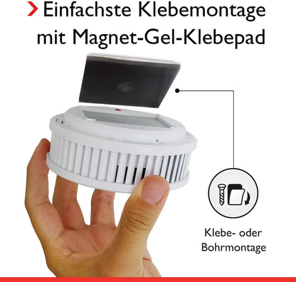 Pyrexx PX-1 Rauchwarnmelder, 2er-Set, 10-Jahres-Batterie, weiss