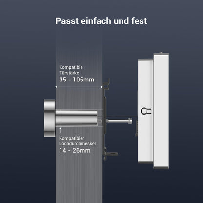 EZVIZ CP2 WLAN Türspion mit 4,3-Zoll-Farbbildschirm, Silber