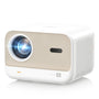 Yaber L2s Heimkino Beamer. Kompakter, rechteckiger, dunkler Projektor. Projektiert Full HD 1080P Inhalte mit JBL Sound und Autofokus für Heimkino.