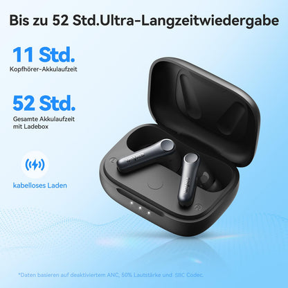 EarFun Air Pro 4 Bluetooth Kopfhörer mit adaptivem Noise Cancelling