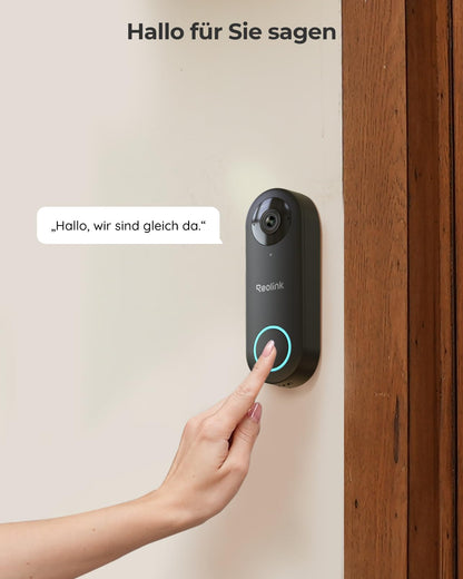 Reolink 5MP PoE Video-Türklingel kabelgebunden mit Chime