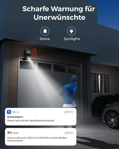 Reolink TrackMix PoE 4K PTZ Überwachungskamera mit Dual-Objektiv