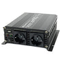 SOLARTRONICS NM1000 Spannungswandler 12V 1000W Schwarz. Rechteckiger Kasten, wandelt 12V DC in 230V AC für mobile 1000W-Stromversorgung.