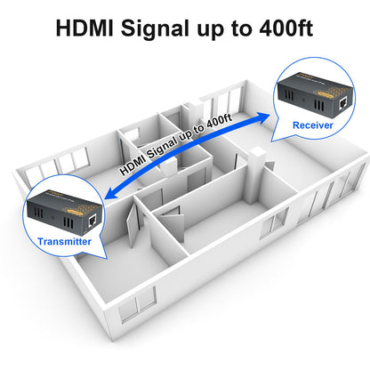 DT273P HDMI Extender über IP Ethernet – 120m, PoE, 1-zu-N