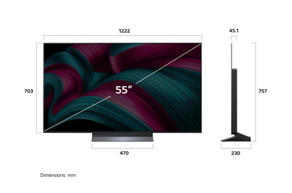 LG OLED55C5ELB 55 Zoll 4K OLED evo AI Smart TV