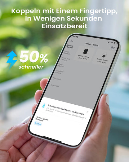 ieGeek S5 2K Überwachungskamera Aussen mit Solarpanel und Akku