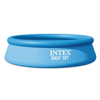 Intex Easy Set Pool Aufstellpool rund 305 x 76 cm blau, mit aufblasbarem Ring