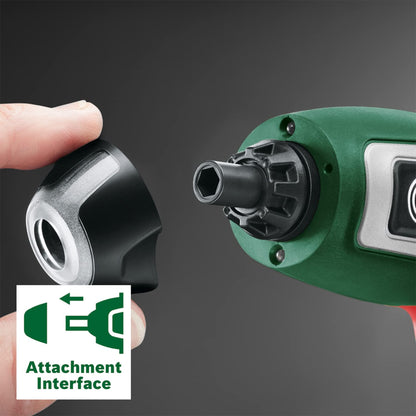 Bosch IXO 7 Akkuschrauber 3,6 V mit Winkel-Aufsatz – Amazon Edition