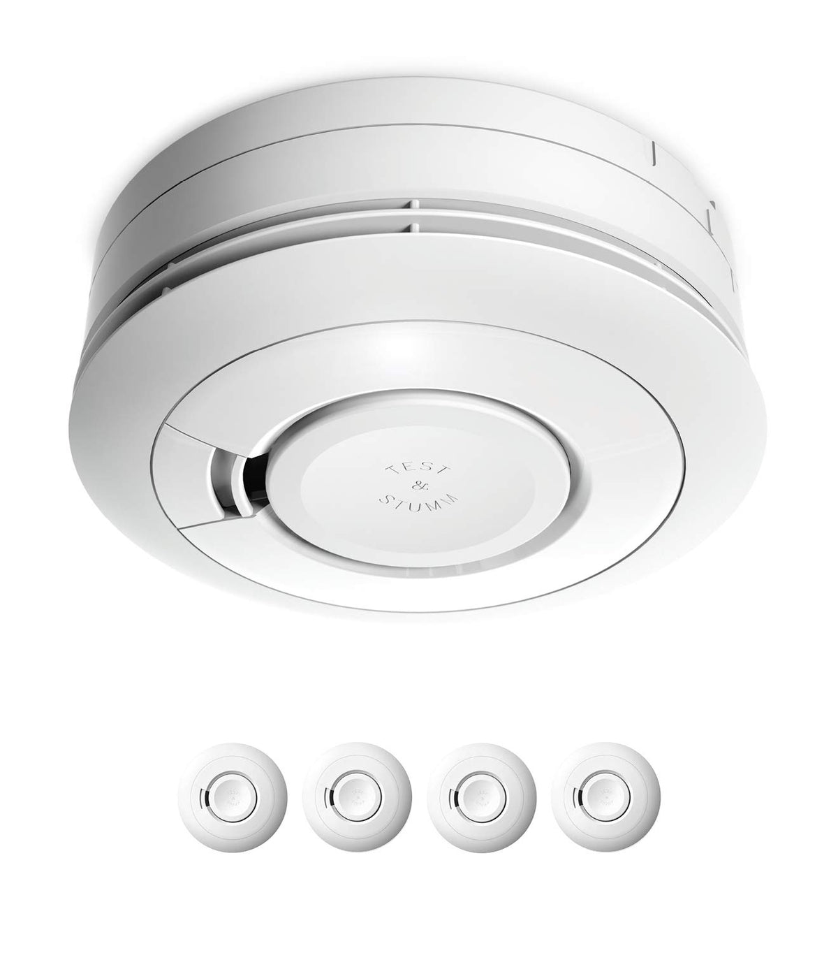 Ei Electronics Ei650 Rauchwarnmelder, 4er Set mit 10-Jahres-Batterie, weiss, rund