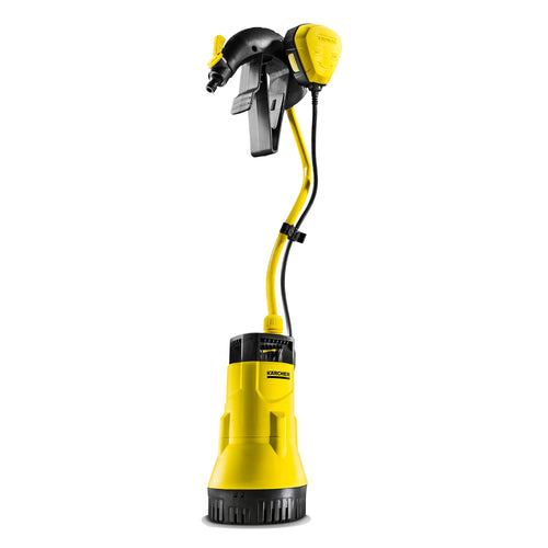 Kärcher Fasspumpe BP 1 Barrel aus gelbem Kunststoff mit flexiblem Schlauch zur Gartenbewässerung
