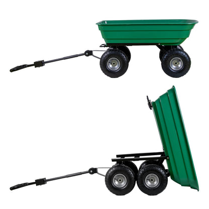 TALK-POINT Gartenwagen mit Kippfunktion 75 Liter bis 300 kg belastbar