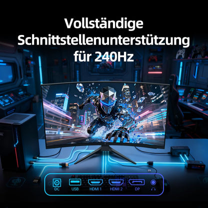 KTC H32C5 Curved Gaming Monitor 32 Zoll FHD 240Hz 1ms