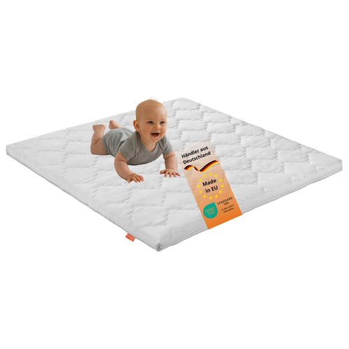 sleepling Babymatratze 100x100 cm Laufgittermatratze Komfortschaum, quadratisch, Höhe 5 cm