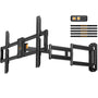 Perlegear TV Wandhalterung Langarm 943mm – 42-84 Zoll: Schwarze, ausziehbare Wandhalterung für Flachbildfernseher. Schwenkbar und neigbar.