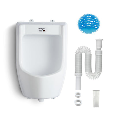 Kunststoff Pissoir Wandurinal Herren – Weiss PVC inkl. Schlauch