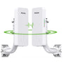 Adalov CPE660 WLAN-Bridge Outdoor 5.8 GHz - Punkt-zu-Punkt. Weißes Gehäuse. Baut drahtlose Brücken auf.
