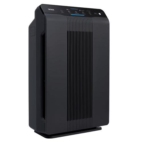 Winix 5500-2 Luftreiniger mit H13-HEPA-Filter für Allergiker, Schwarz