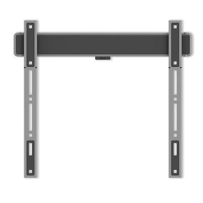 Vogel's TVM 5407 TV-Wandhalterung, schwarz, superflach, zum Anbringen von 32-77 Zoll TVs an der Wand.