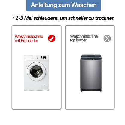YISURE Wasserdichte Decke 230 x 203 cm, wendbar in Grau und Lila