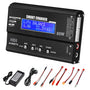 Haisito HB6 LiPo Ladegerät 80W 6A mit Balancer für RC Akkus, LED-Bildschirm und Metallgehäuse