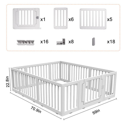 Gupamiga Baby Laufstall Laufgitter – 150x180 cm PLP-WL071-12