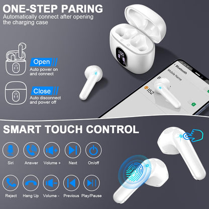Drsaec i52 Bluetooth Kopfhörer In-Ear mit ENC und 50 h Akkulaufzeit