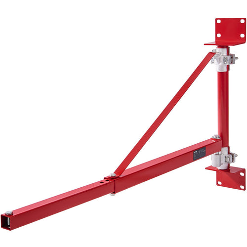 VEVOR Hebezeug-Stützarm, Schwenkarm 180° – 300 kg Tragkraft. Grauer Schwenkarm zur Lastenbewegung.