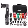 SPTA Mini Exzenter-Poliermaschine 12V LD104, 25/50/80 mm Polierteller, kompakte Bauform mit Polierpads