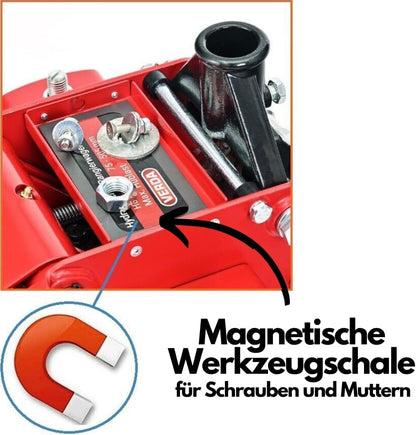 Sellnet Rangierwagenheber hydraulisch 3T Set mit Unterstellböcken