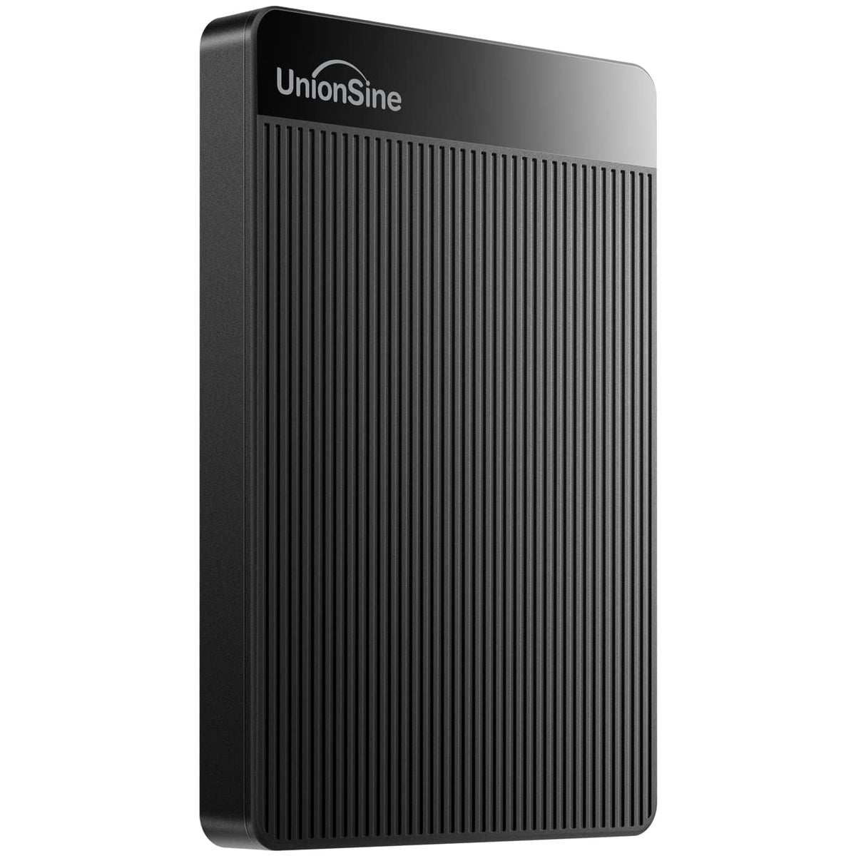 UnionSine HD2510 Externe Festplatte 500GB, 2,5 Zoll, USB 3.0, Schwarz – portabler Speicher mit rutschfestem Gehäuse