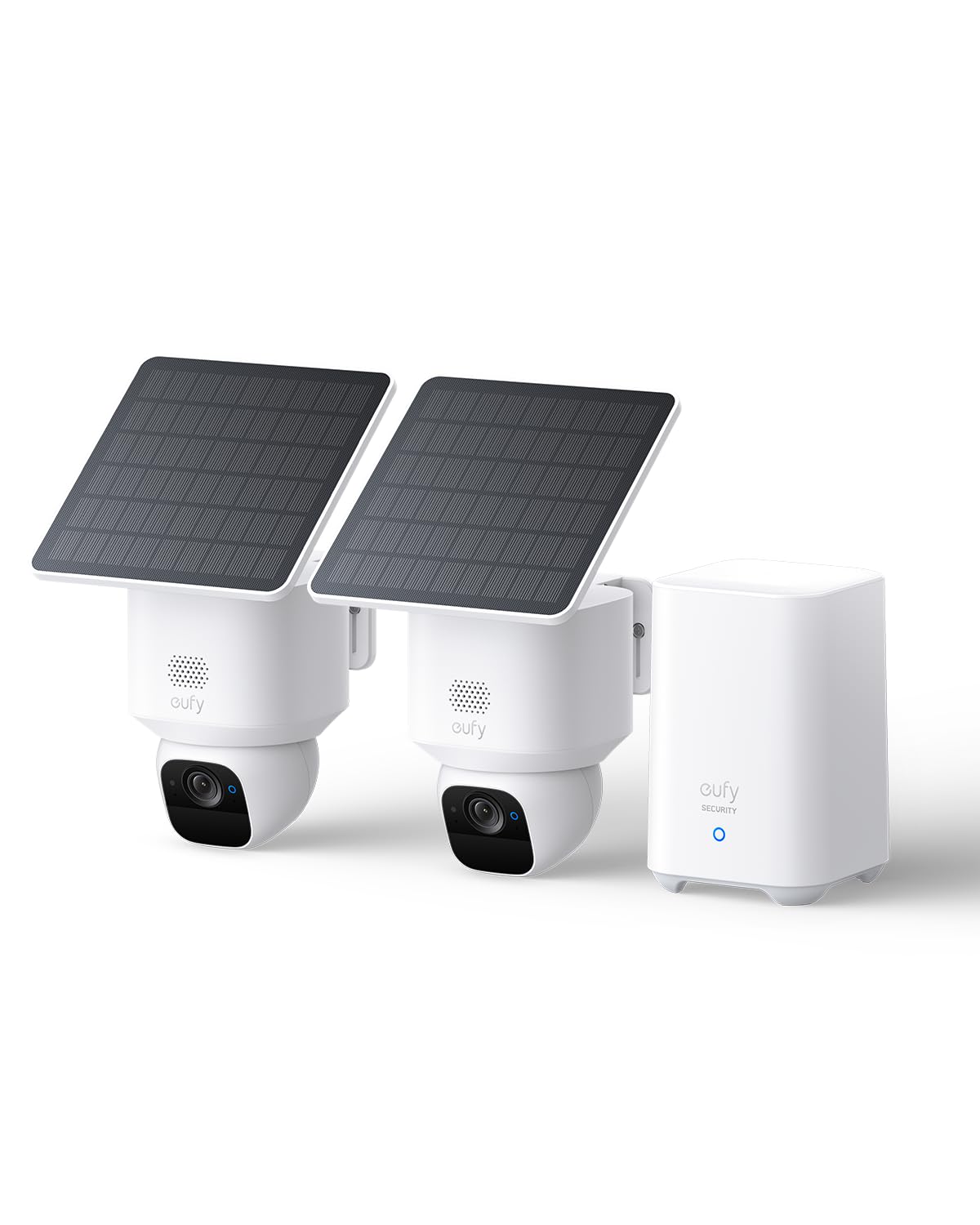 eufy eufyCam Solo E30 Solar Überwachungskamera 2er-Pack mit HomeBase S280 und Solarpanel