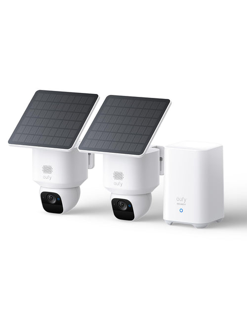 eufy eufyCam Solo E30 Solar Überwachungskamera 2er-Pack mit HomeBase S280 und Solarpanel