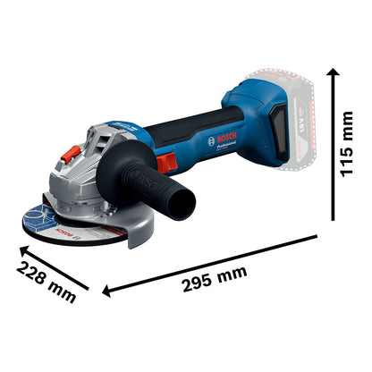 Bosch Professional GWS 18V-8 Akku-Winkelschleifer – solo L-BOXX