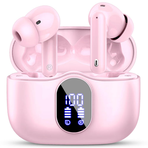 Btootos A90 Pro Bluetooth Kopfhörer In-Ear mit ENC und LED-Anzeige, kabellose Ohrhörer mit Ladehülle